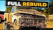 FULL REBUILD: From Grave To Glory | Reviving Buried 1965 Ford F100 | Turnin Rust