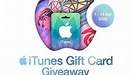 iTunes Gift Card Giveaway