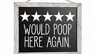 Bathroom SVG - Would Poop Here Again