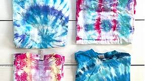 Tie Dye Patterns and Folding Techniques