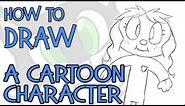 How To Draw a Cartoon Character - Draw Cartoons