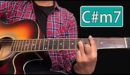 How to Play a C sharp Minor Seven (C#m7) Chord on Guitar | Guitar Lessons
