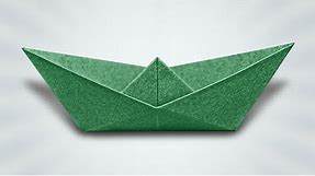 How to Make a Paper Boat (Origami Instructions)