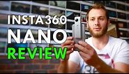 Insta360 Nano REVIEW (The 360 Camera For Your iPhone!)