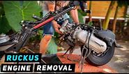 Honda Ruckus / Zoomer 50 - Engine Removal | Mitch's Scooter Stuff