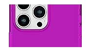 COCOMII Square Case Compatible with iPhone 13 Pro - Slim, Glossy, Show Off The Original Beauty, Anti-Yellow, Easy to Hold, Anti-Scratch, Shockproof (Neon Purple)