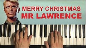 Merry Christmas Mr. Lawrence (Piano Tutorial Lesson)