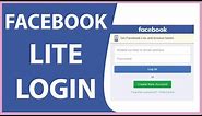 Facebook Lite Login 2020 (How To)