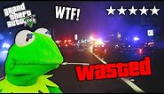 GTA 5 5-Star Wanted Level in Real Life! "KERMIT, HIDE THE DRUGS!"