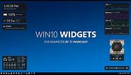Win10 Widgets - Intro