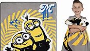 Minions: The Rise Of Gru, Kids Bedding Super Soft Plush Micro Raschel Blanket, 62 In X 90 In, By Franco