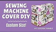 How to make a sewing machine cover. Custom Pattern
