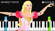 Barbie in the 12 Dancing Princesses Theme | EASY Piano Tutorial