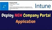 Deploying Company Portal Application using Microsoft Intune: Complete Demo