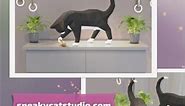 Low poly Cat - FREE papercraft template download PDF