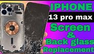 iPhone 13 pro max back glass replacement with out laser