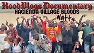 Welcome to Watts, Ca - Hacienda Village Bloods - Documentary Hoodvlog