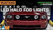 2005-2012 Mustang GT Raxiom LED Halo Fog Lights; Chrome Review & Install