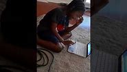 Kid cries while doing homework