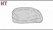 How to draw a Stone Easy for Beginners