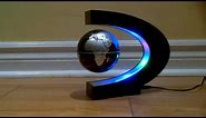 Review of the C shape LED World Map Magnetic Floating Globe