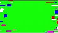 Old tv Glitch Effect Animation Video | Free Green Screen | BFA