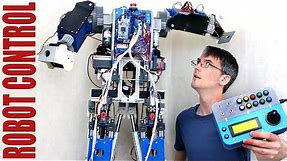 Building Robot X #10 | Robot Arm Control | James Bruton