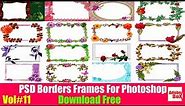 PSD Borders Frames For Photoshop Download Free By Adobe Box