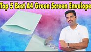 ✅Top 5 Best A4 Size Envelopes In India 2023 With Price |Self-Seal Green Envelope Review & Comparison