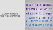 All Camera Symbols & Icons Overview 2024