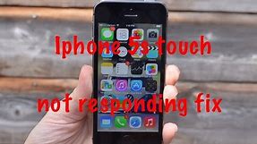 iphone 5/5c/5s screen not responding fix