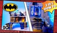 BATCAVE 3-IN-1 PLAYSET Step by Step Instructions - How To easily assemble your Playset at Home!