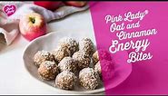 Pink Lady® apple, oat & cinnamon energy bites