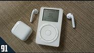 Using AirPods with the first iPod