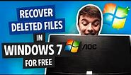 How to Recover Permanently Deleted Files on Windows 7