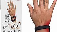 WristWidget® (Black Adjustable Wrist Brace for TFCC Tears, One Size fits most. For Left and Right Wrists, Support for Weight Bearing Strain, Exercise