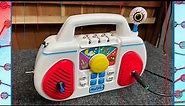 Vintage Playskool Kids Boom Box Radio (Select A Station)