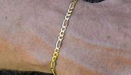 Solid Gold Figaro Bracelet | The Gold Gods