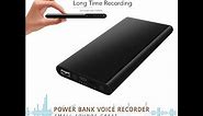 Instructional Video - poweREC Voice Recorder Power Bank 5000 mAh by aTTo digital