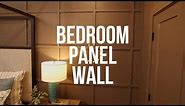 How to Create a Paneled Wall in a Bedroom - DIY Network