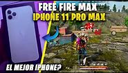 ✅ASÍ ES FREE FIRE MAX EN IPHONE 11 PRO MAX!! *🔥/ IMPRESIONATE / EL MEJOR IPHONE?