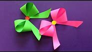 How to make a paper Bow/Ribbon | Easy origami Bow/Ribbons for beginners making | DIY-Paper Crafts