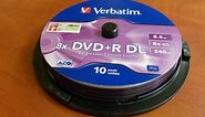 Verbatim DVD+R DL Unboxing 8.5GB