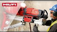 HOW TO use Hilti DD 200 diamond coring tool for rig-based drilling