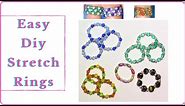 Beginners Tutorial How to Make Stretch / Elastic Rings