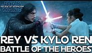 Star Wars: The Rise Of Skywalker Rey VS Kylo Ren "Battle Of The Heroes" Edition