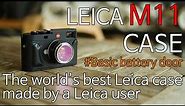 [Arte di mano] Leica M11 half case / Basic battery door / User guide.