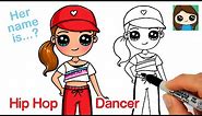 How to Draw a Hip Hop Dancer 🎶 Cute Girl