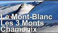 Mont-Blanc en traversée Les 3 Monts depuis l'Aiguille du Midi Chamonix Mont-Blanc montagne alpinisme