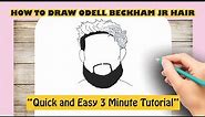 How to Draw Odell Beckham Jr Hair